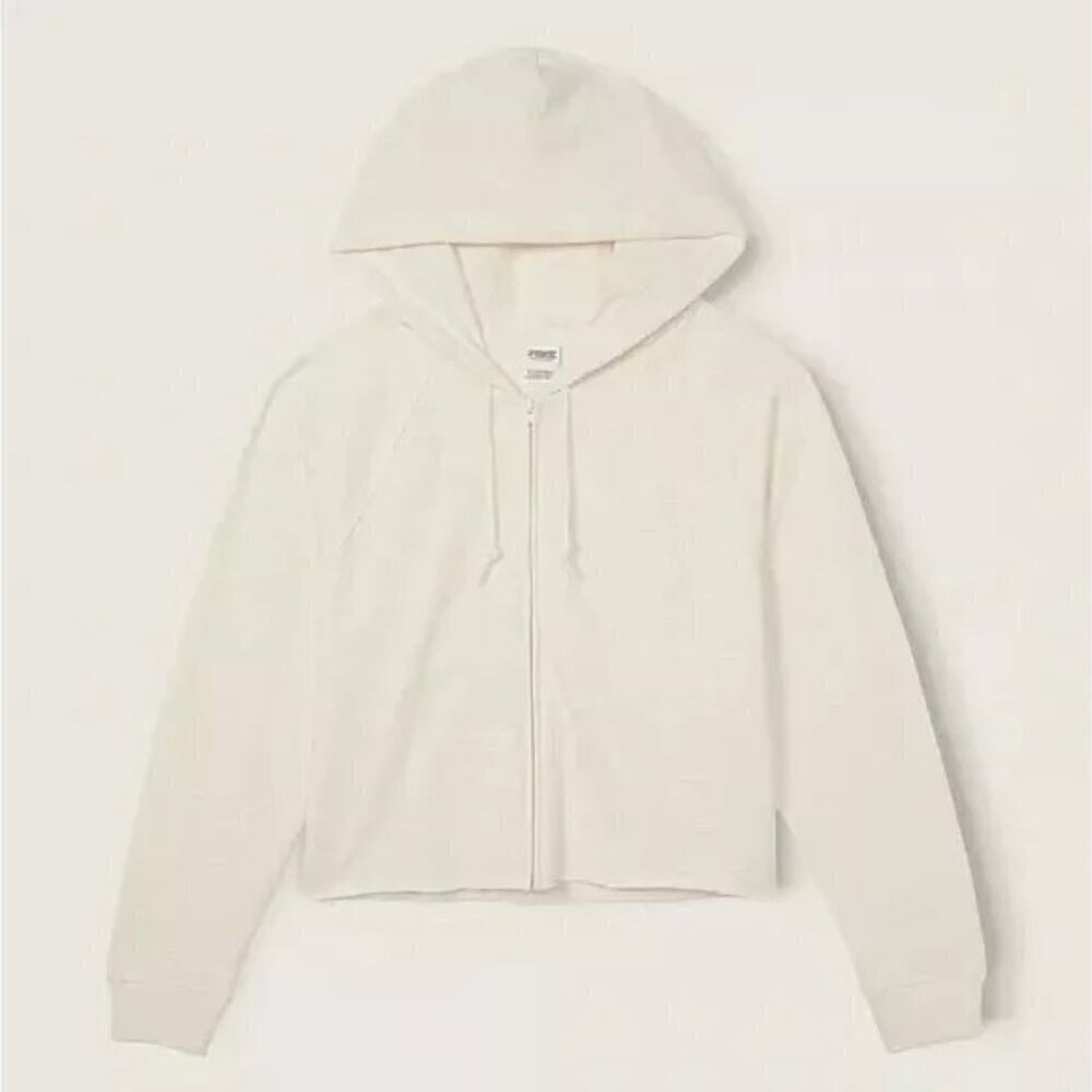 NWT Victoria's Secret PINK Summer Lounge Hoodie - XL Cream